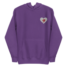 Load image into Gallery viewer, Heart Logo Hoodie (Purple)