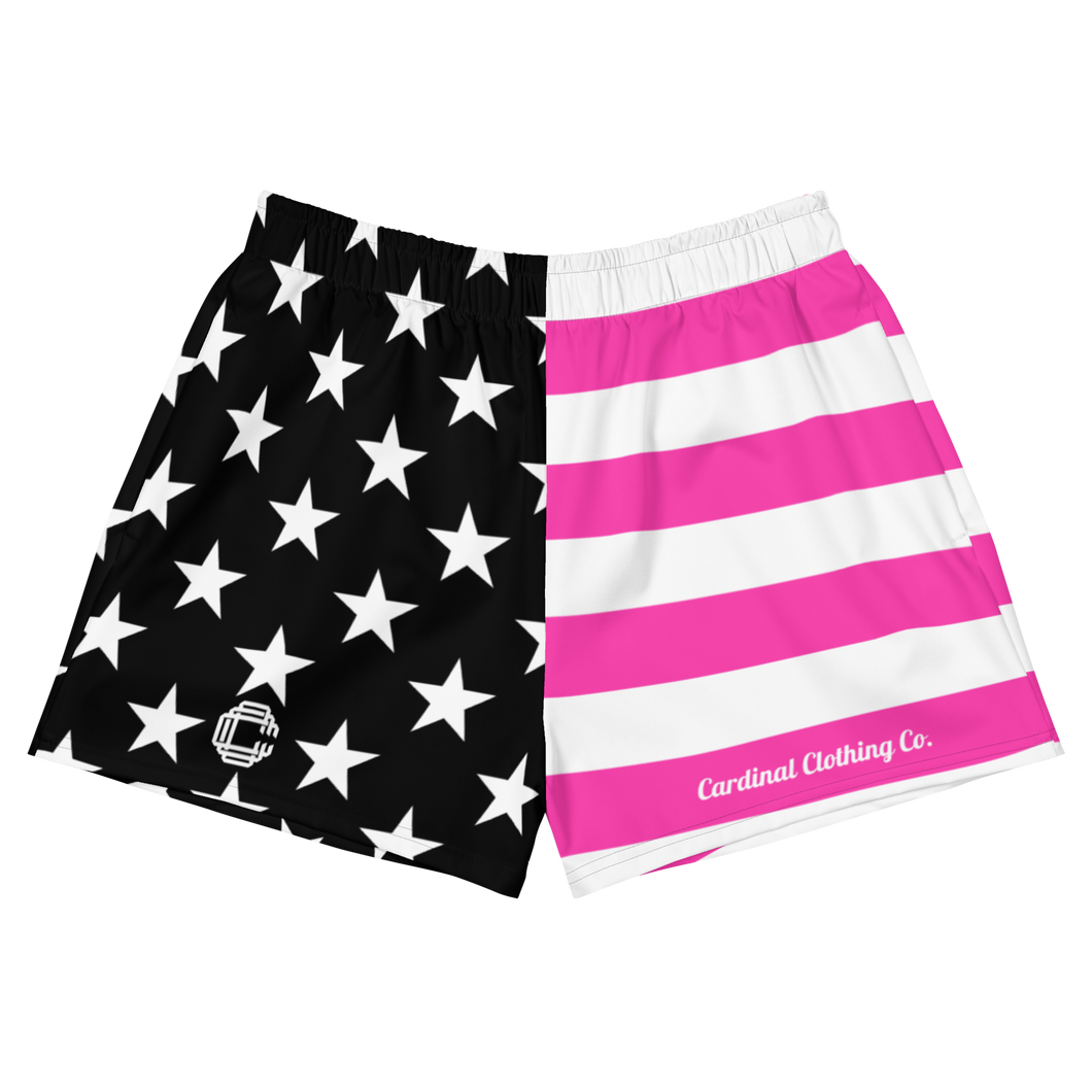 Pink Tape Women’s Athletic Shorts