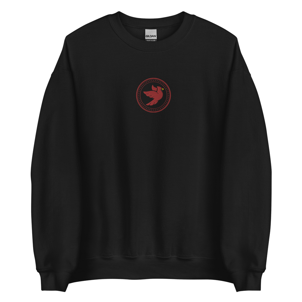 Cardinal Logo Crewneck (Black)