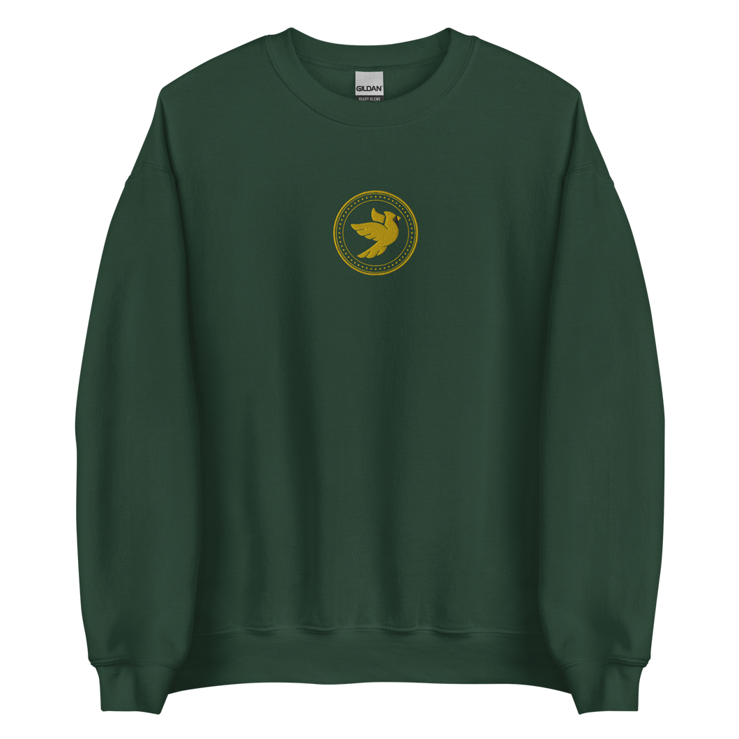 Cardinal Yellow Logo Crewneck (Green)